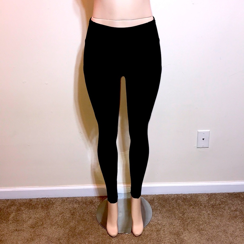 Black 7 Pocket High Waisted Tummy Control Leggings